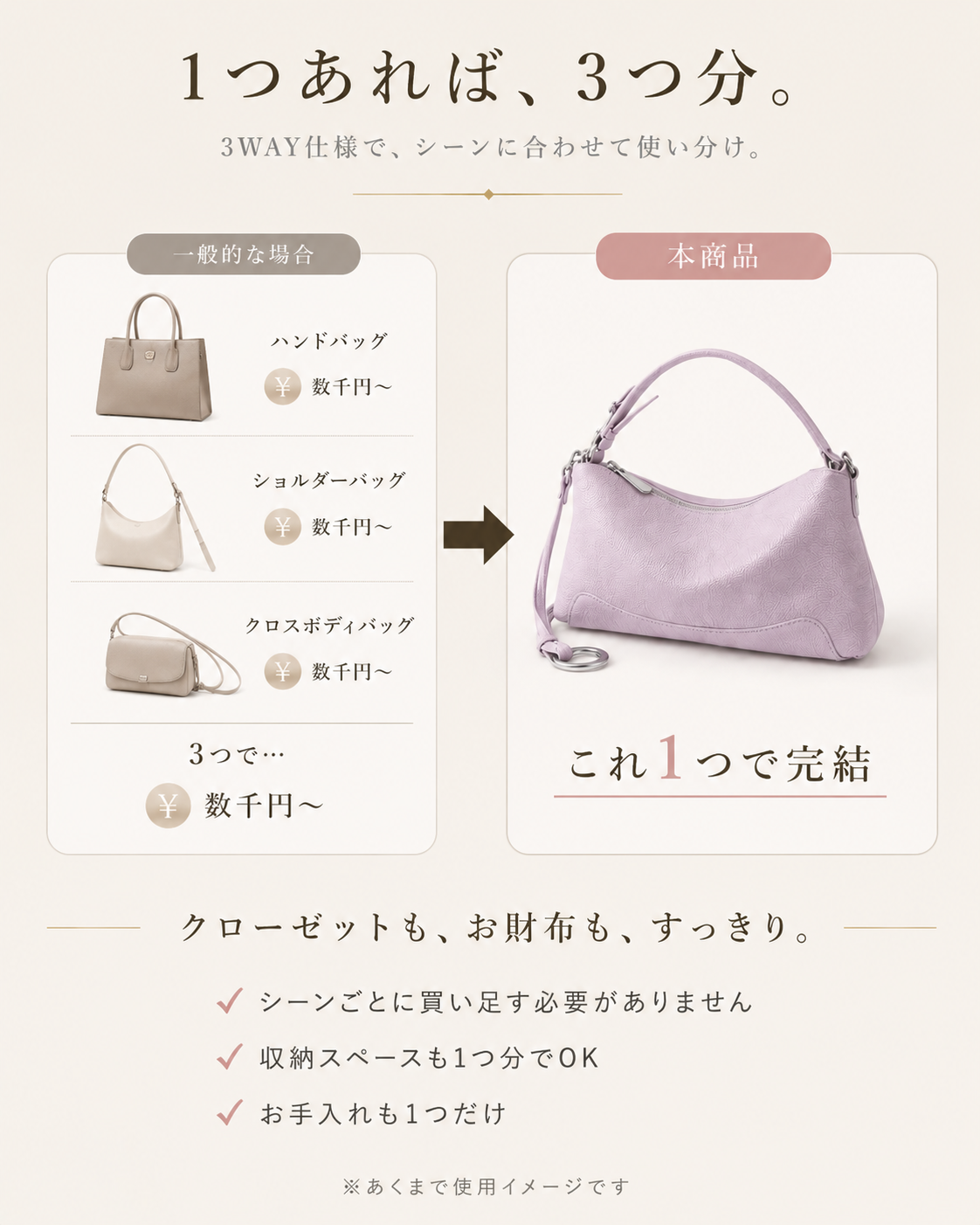 One-Handle Mini Shoulder Bag ABB0002
