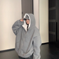 Fleece Lined Knit Hoodie YLS1007