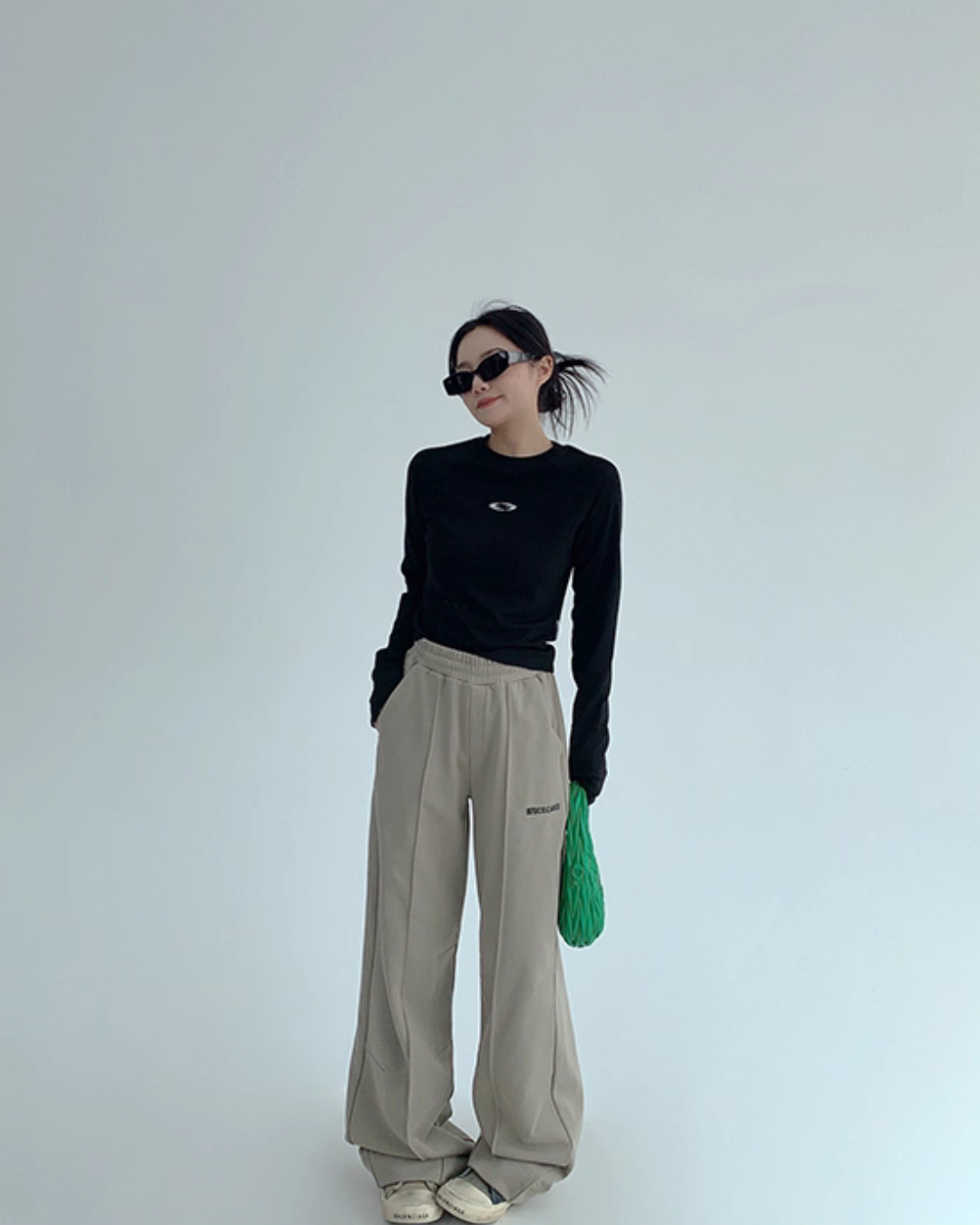 Drape Casual Wide Pants  YLS0948