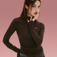 Turtleneck Long Sleeve T-Shirt IMO0104