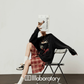 Animal & Patchwork Oversized Sweatshirt LLA0668