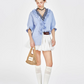 Double Frill Loose Top BHB0007