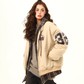 Layered Style Zip Up Hoodie WDZ0036