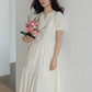 Natural Tiered Dress VAS0018