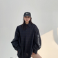 Back Logo Loose Check Shirt YLS0722