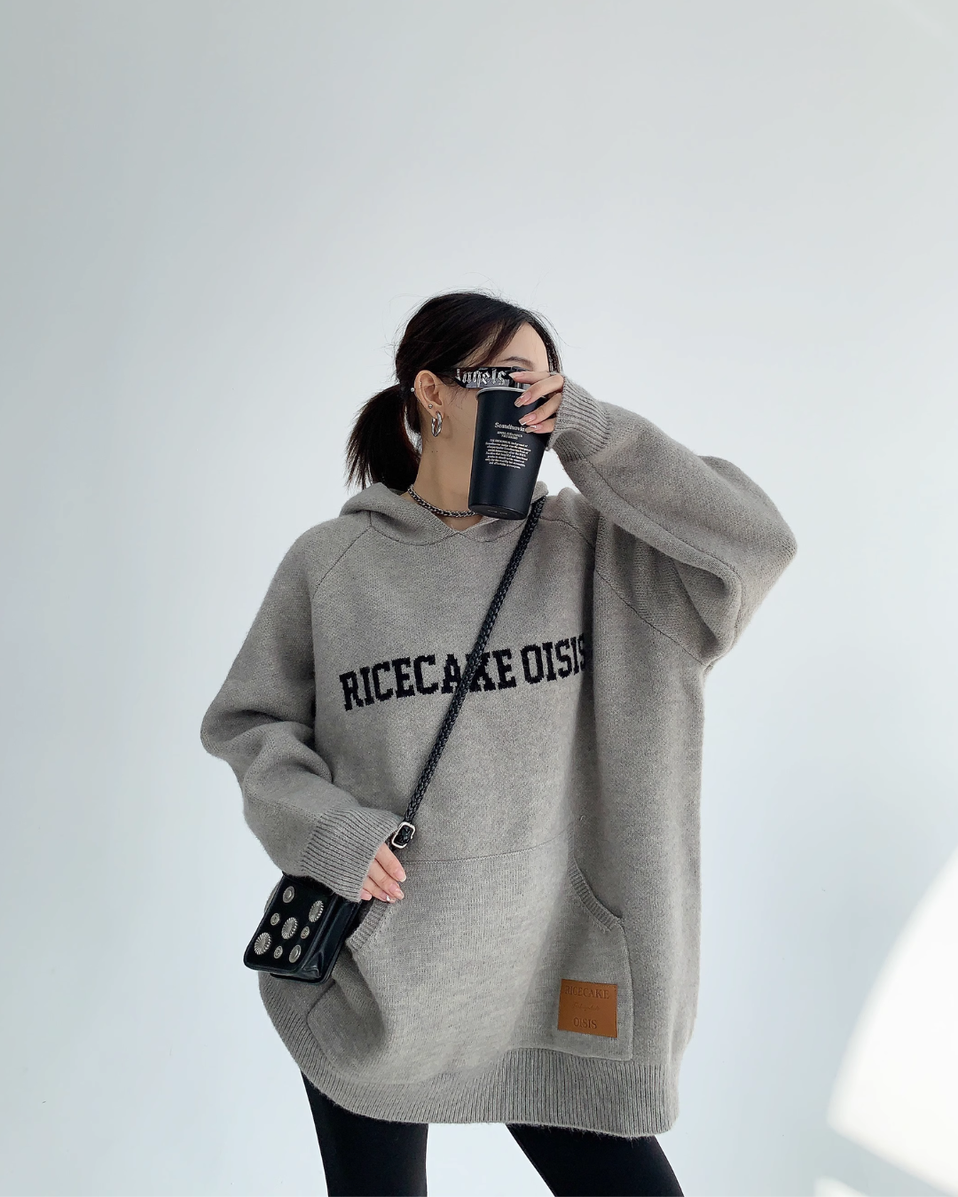 Front Logo Loose Hoodie YLS0016