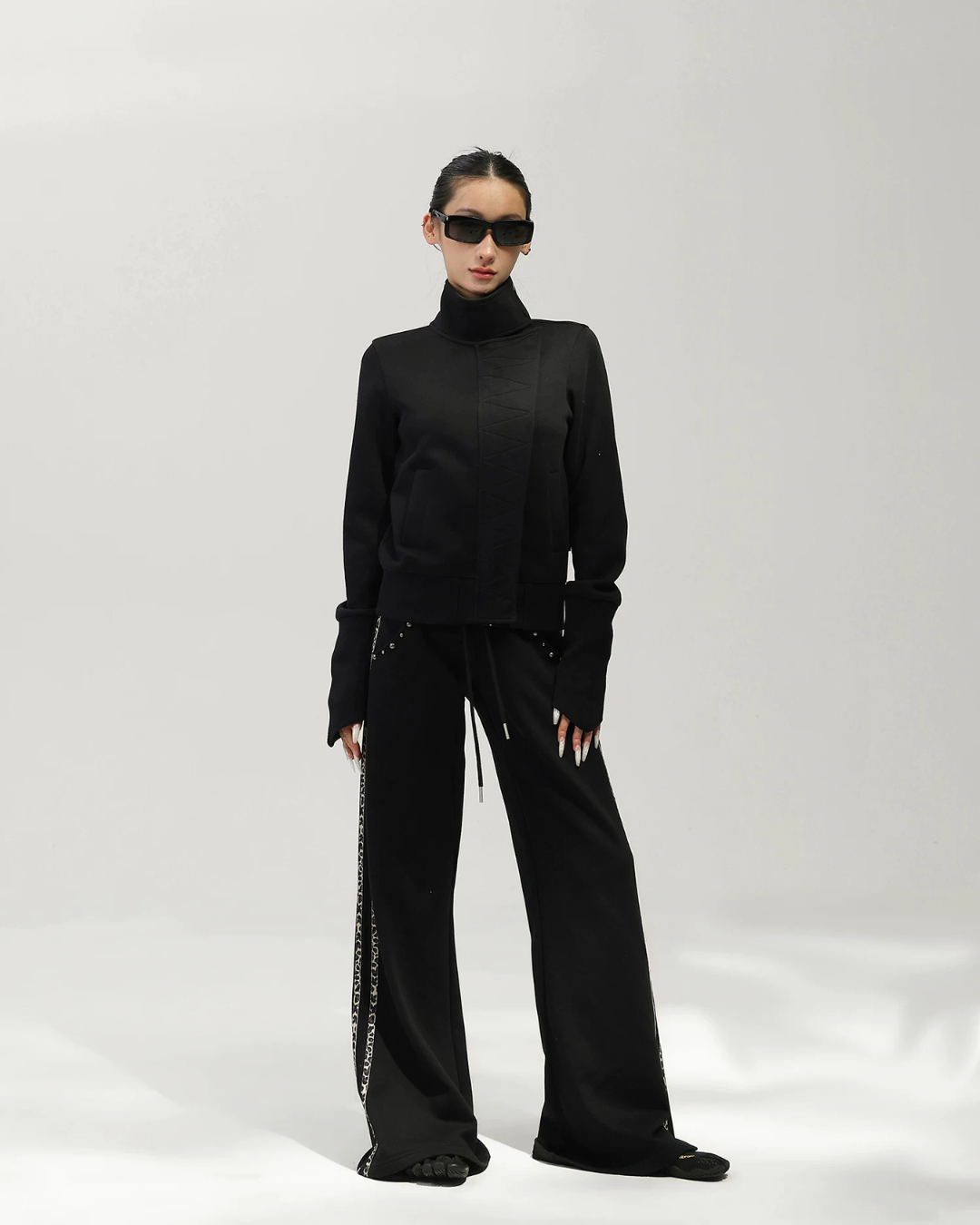 Stud Leopard Sweat Pants ACS0369