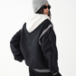 Retro Color Patchwork Hood Jacket ACS0286