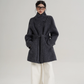 Stand Collar Wool Coat SRS0364