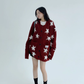 Star-Patterned Knit Cardigan YLS0952