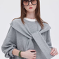Hooded Long-Sleeve Sweatshirt Dress SHN0007