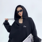 V-Neck Loose Sweat Hoodie YLS0046