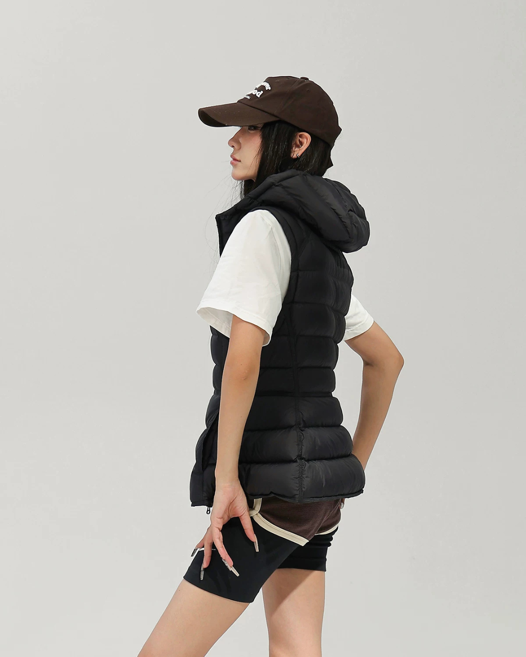 Hooded Down Vest ACS0380