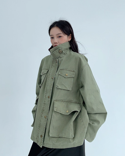 Oversized Military Jacket YLS0911