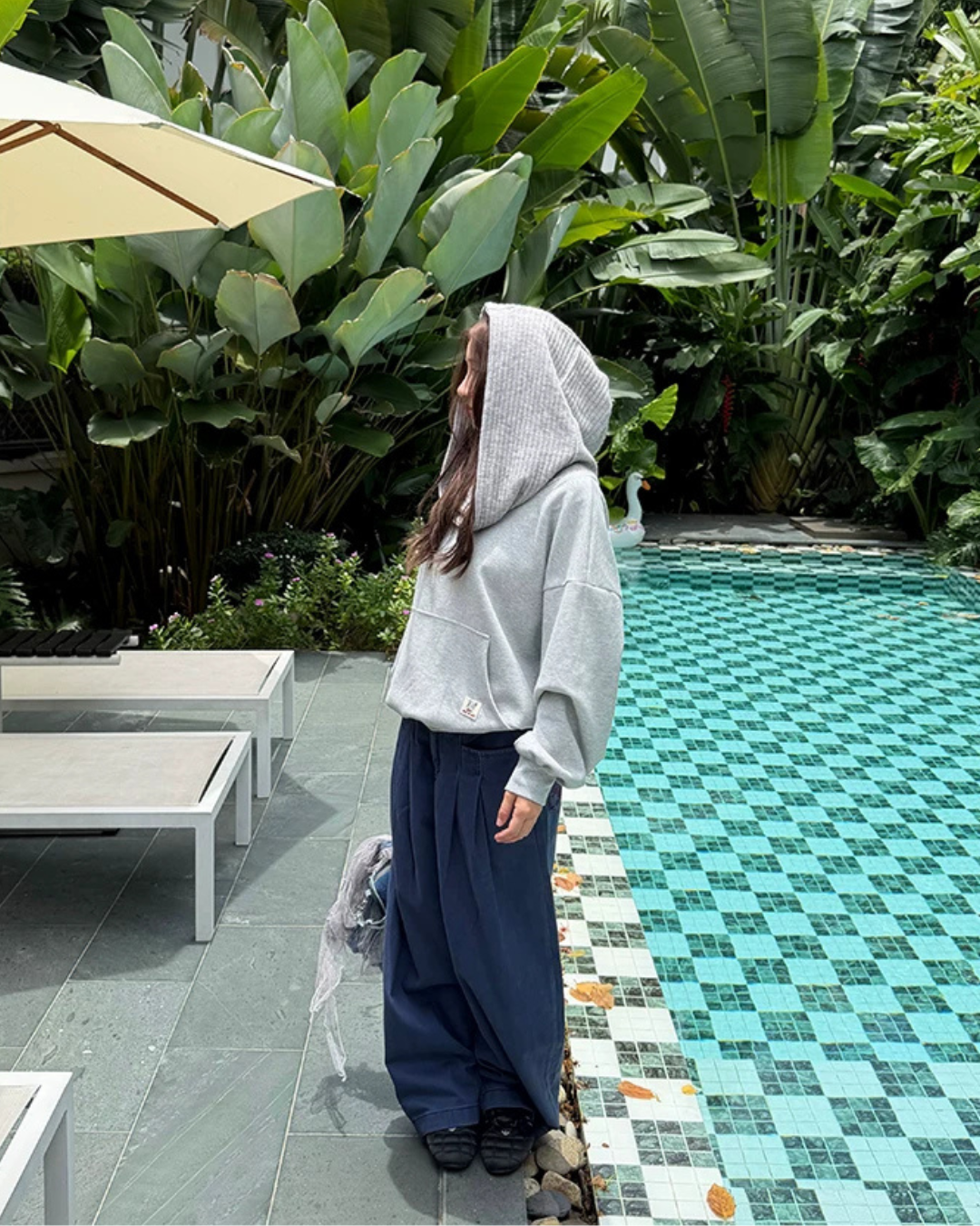 Off-Shoulder Sweatshirt Hoodie CYE0105