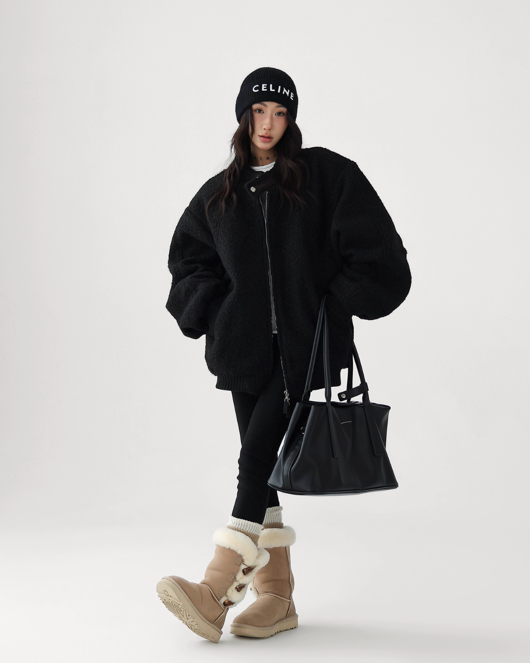 Stand Collar Wool Coat ACS0306