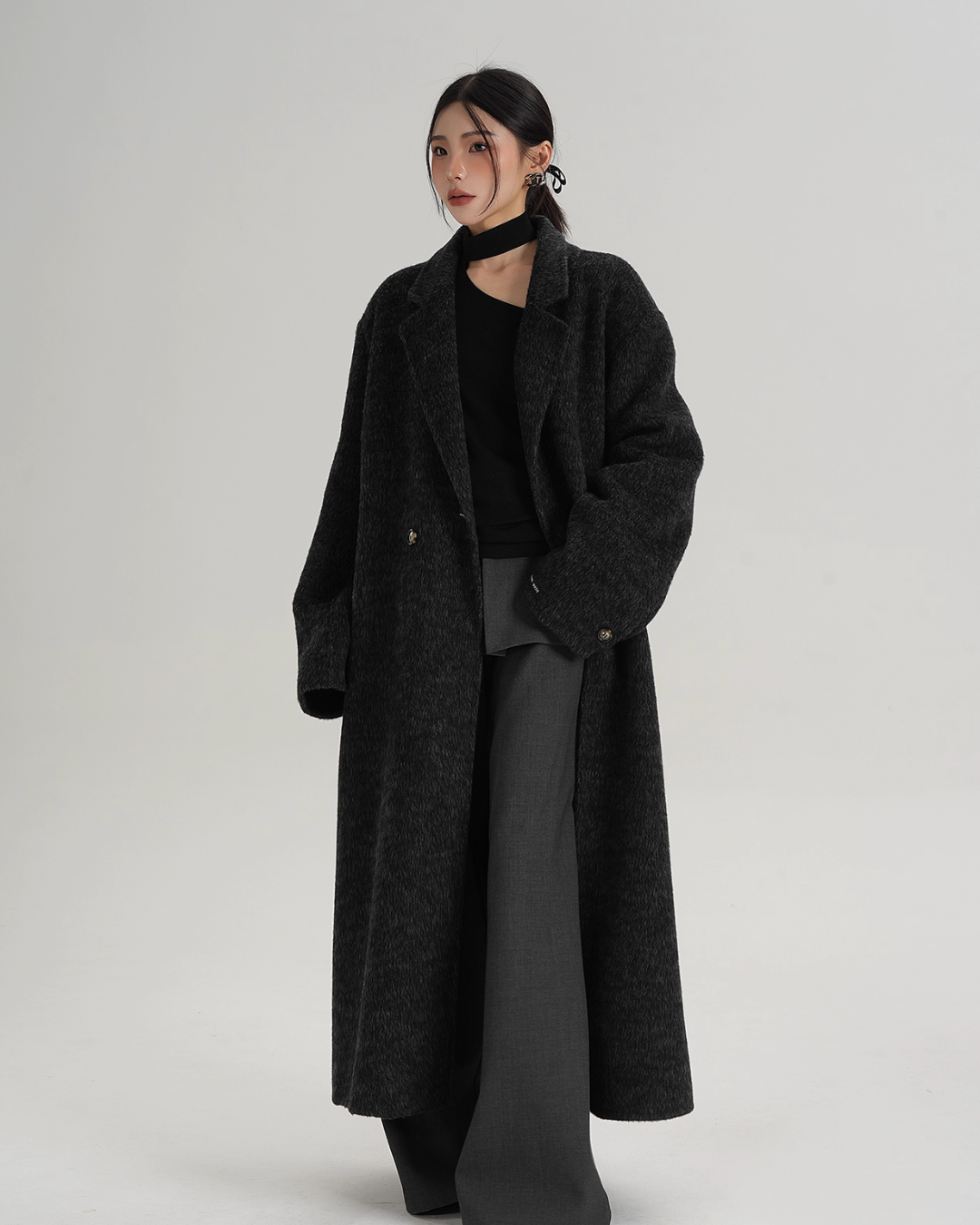 Loose Long Wool Coat SRS0392