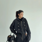 Napoleon-Style Zip-Up Hoodie YLS1071
