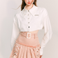 Sweet Pink Retro Tie Shirt GOU0119