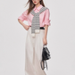 White Wide Pants / Belt WEO0008