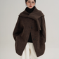 Scarf Design Wool Coat SRS0375