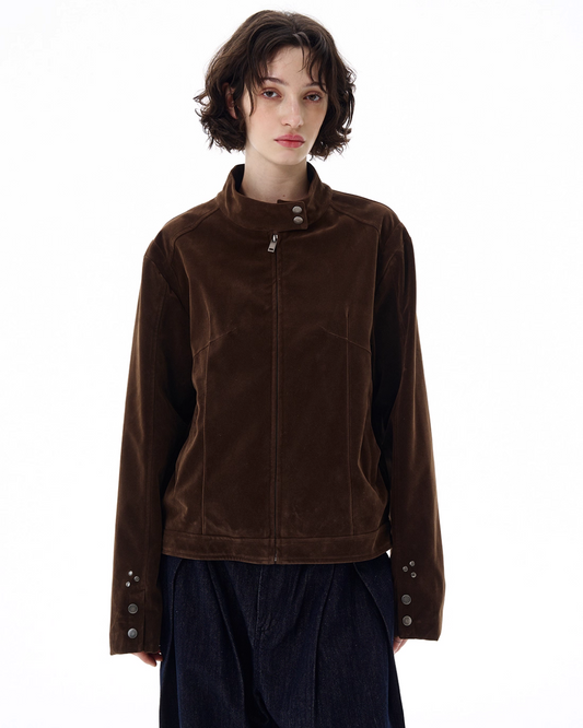 Stand Collar Zip Jacket WLS0003