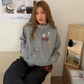Waffle Badge Fleece-Lined Hoodie CYE0104