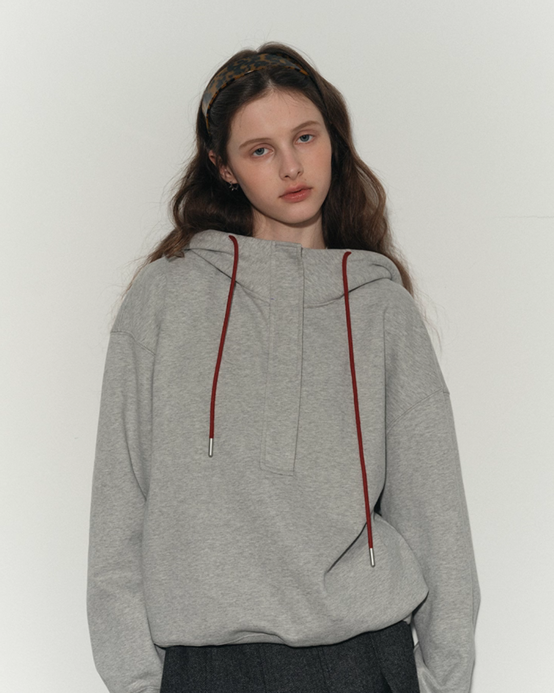 Half-Zip Hood Top RLZ0004