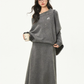 One Shoulder Knit Top / Long Skirt WEO0007