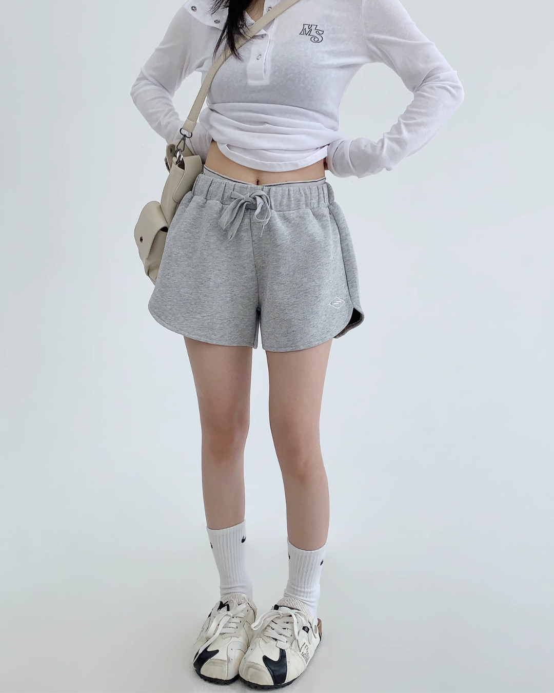 Logo Printed Sweat Shorts YLS0870