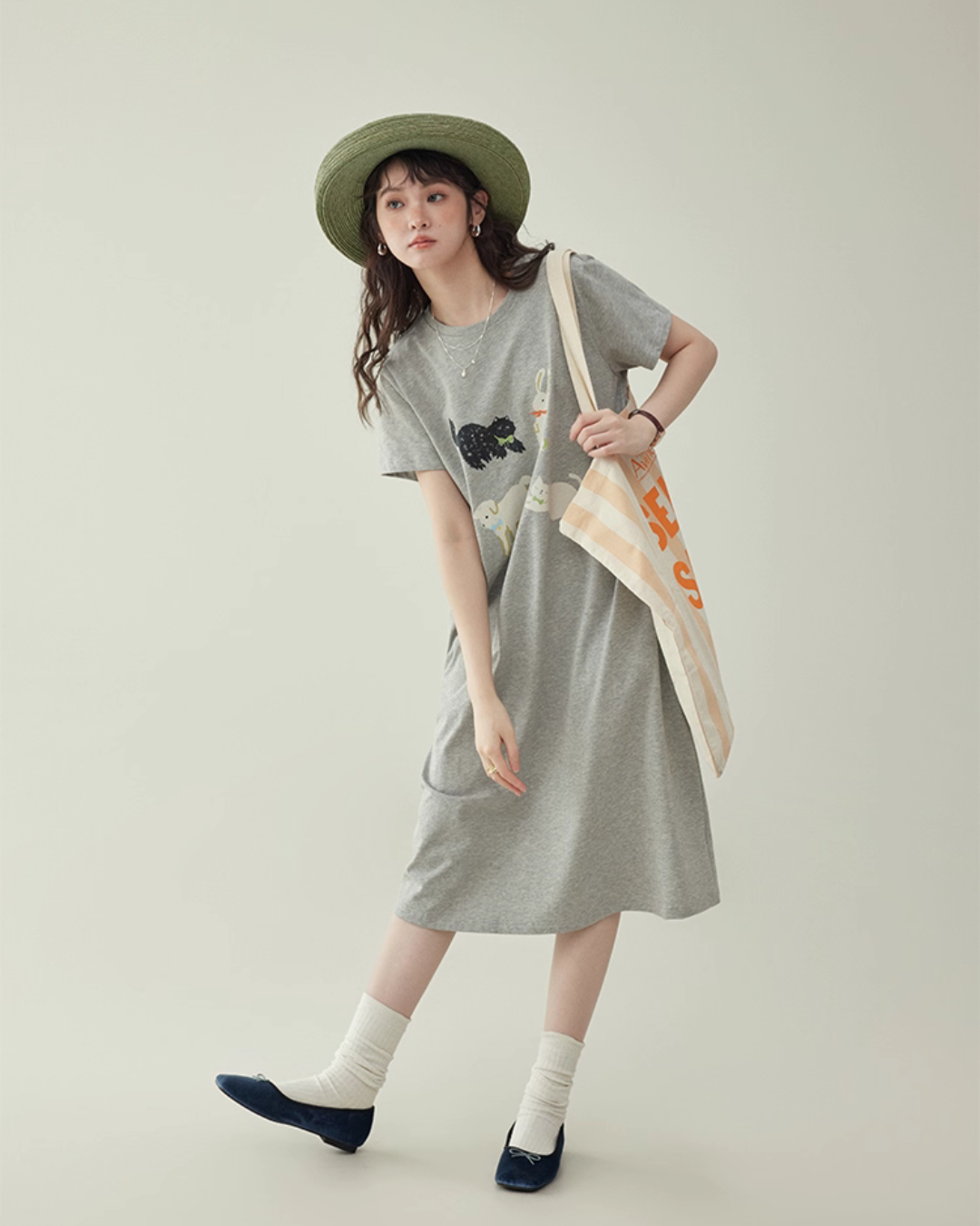 Animal Print T-Shirt Dress AMU0034