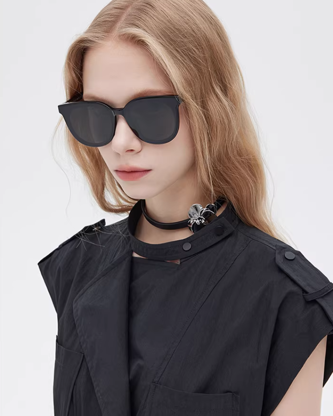 Trench Coat-Style Shirt Dress SHN0055