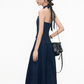 Cross Strap Halter Dress WEO0032