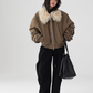 Fur Collar Retro Jacket ACS0213