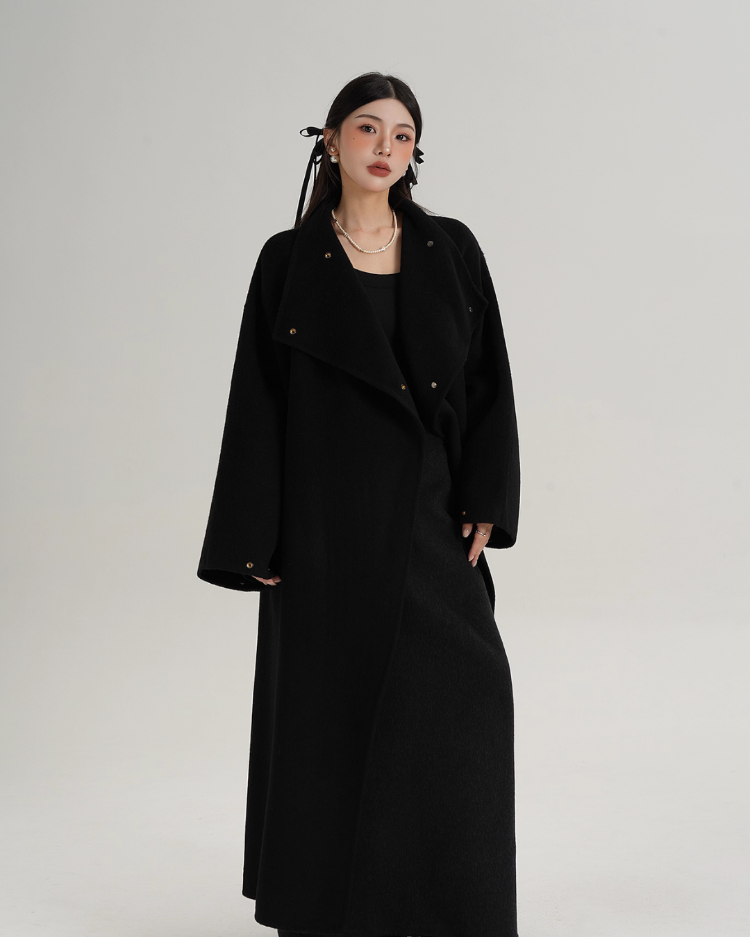 Wool Basic Long Coat SRS0377