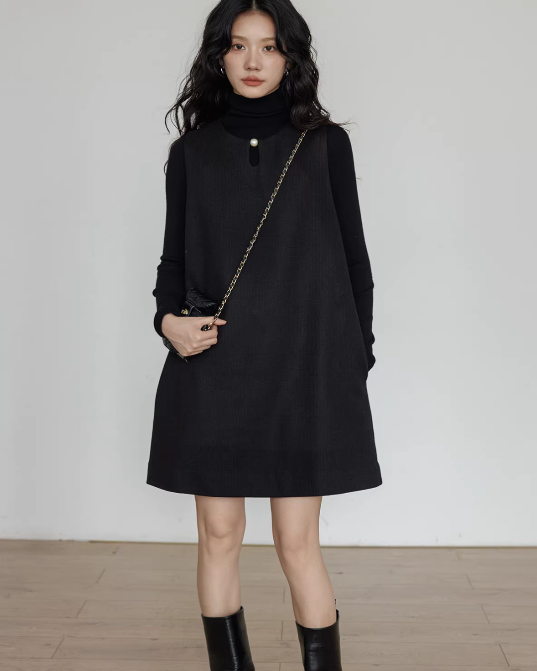 Crew Neck Vest Dress VAS0188