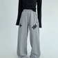 Flower Motif Sweatpants YLS0966