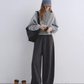 Striped Half-Zip Pullover Hoodie ASG0081