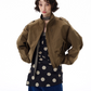 Stand Collar Short Jacket WLS0004
