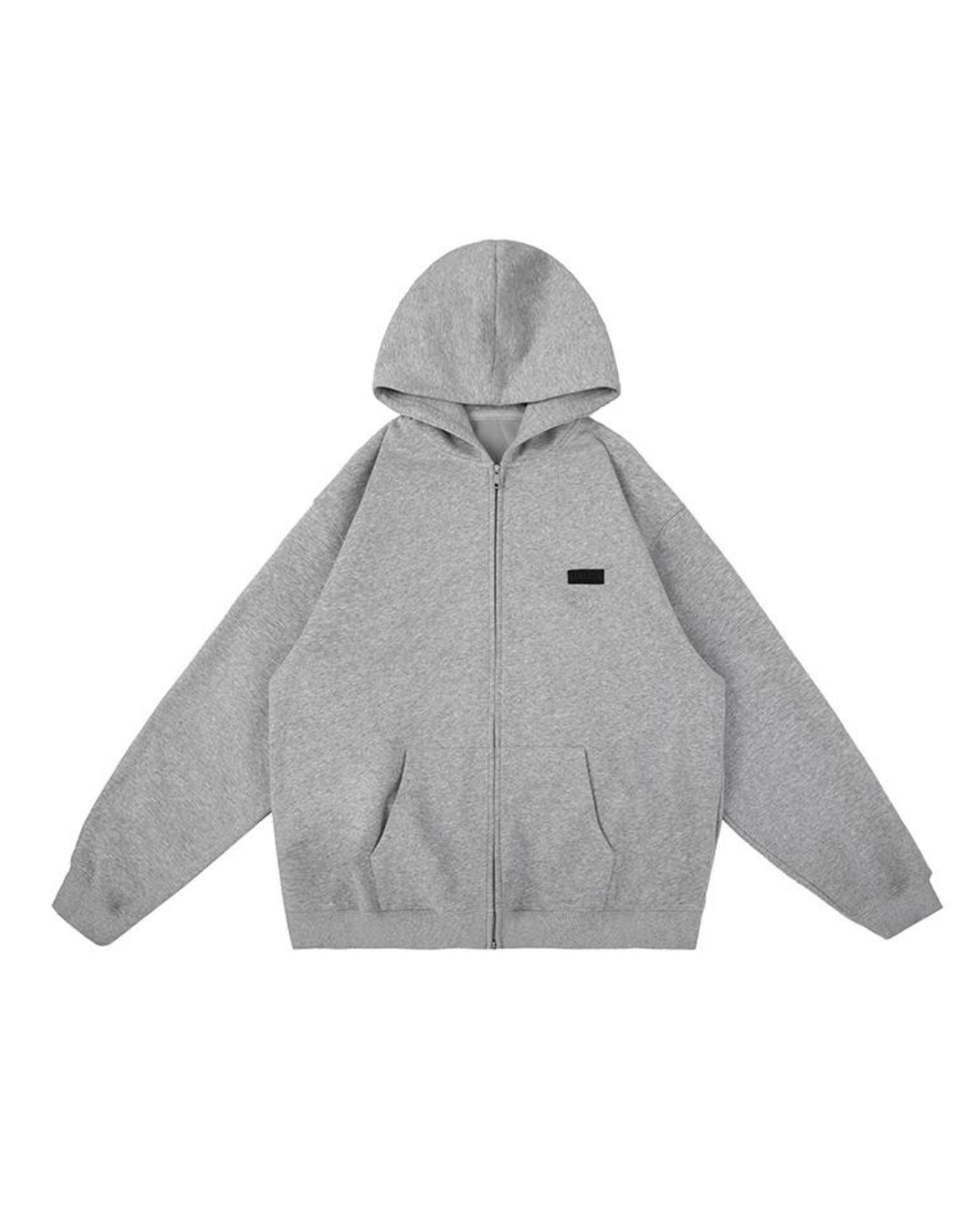 Basic Logo Double Zip Hoodie LMN0006