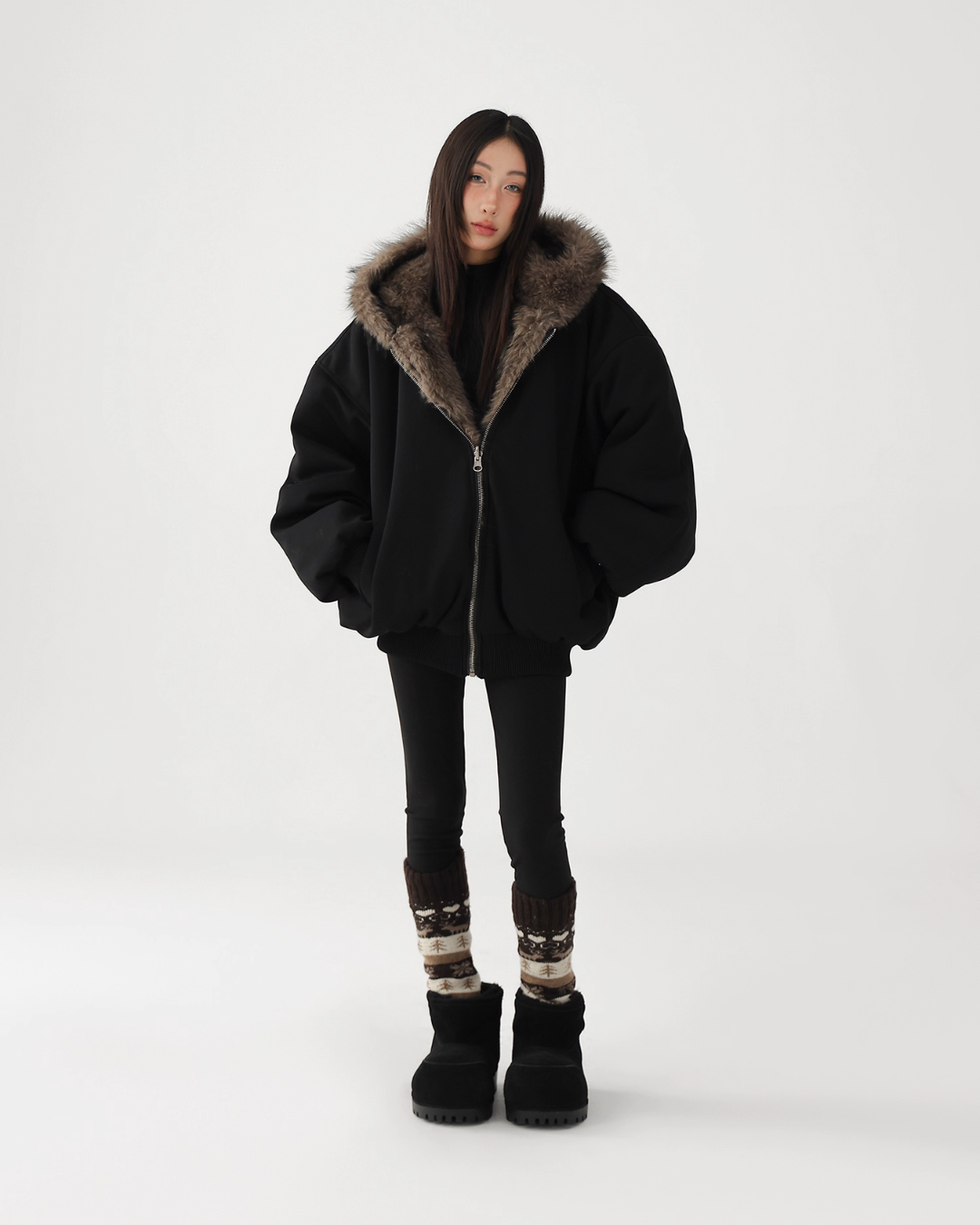 Faux Fur Reversible Blouson ACS0330