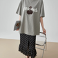 Cherry Print Short-Sleeve T-Shirt  FER0265