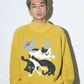 Cat Design Mock Neck Knit WSO0012