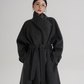 Tie Waist Wool Coat SRS0362