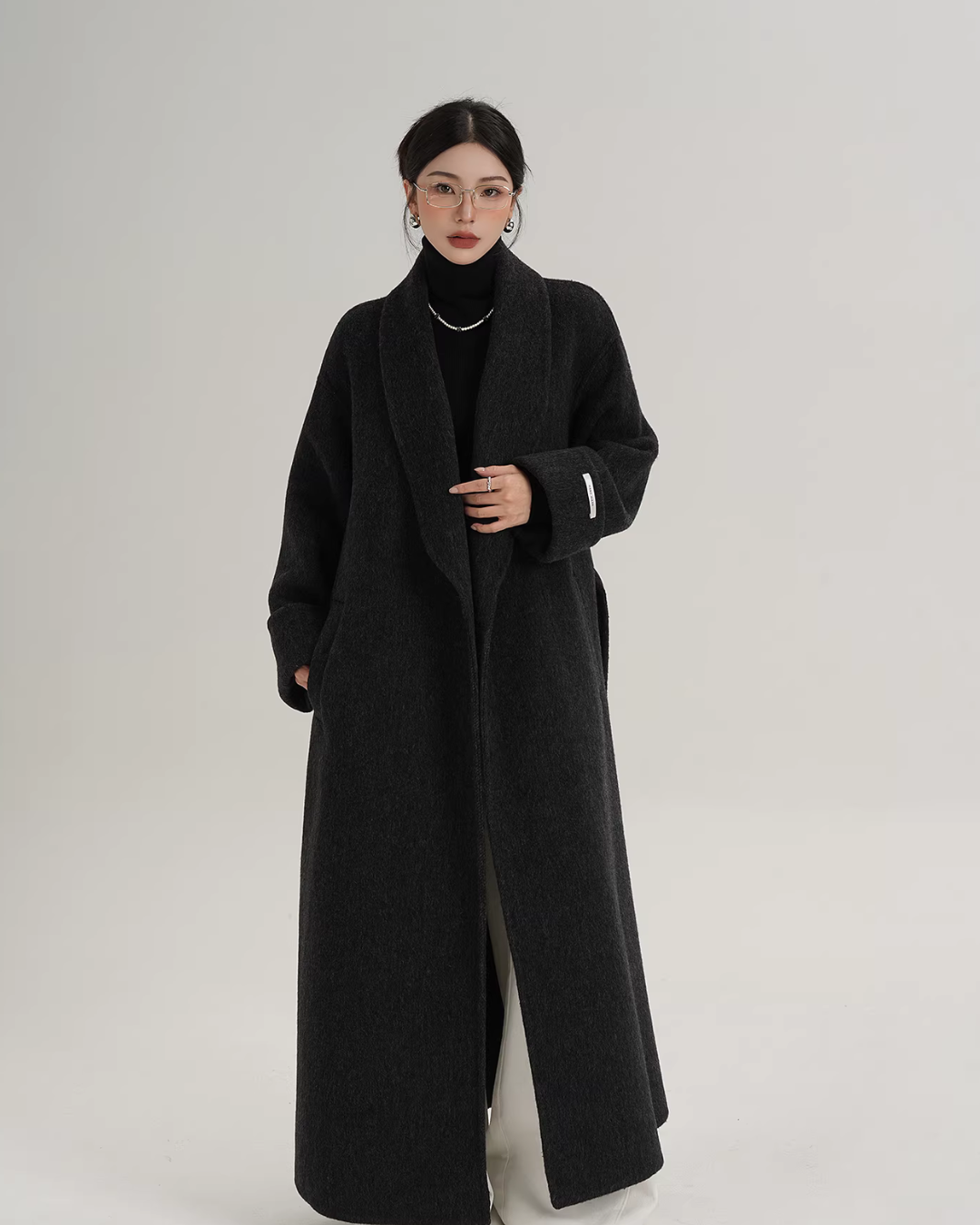 Elegant Long Wool Coat SRS0401
