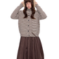 Dot Polar Fleece Knit Cardigan EZK0099