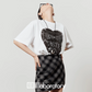 Love Print Round Neck T-Shirt LLA0447