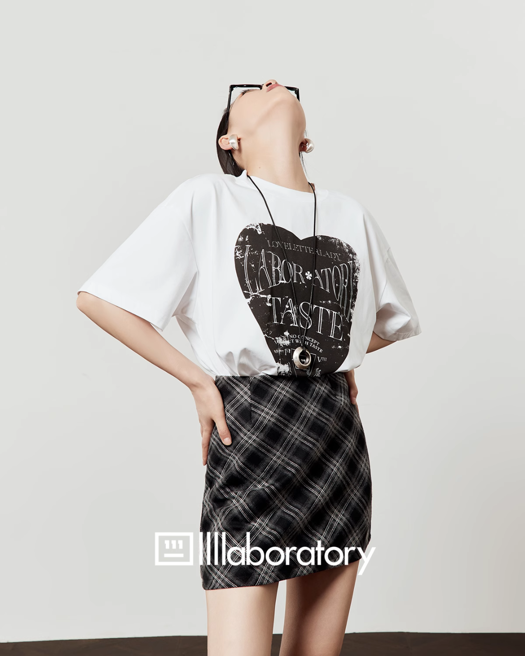 Love Print Round Neck T-Shirt LLA0447