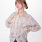 Heart Button Plaid Shirt ZZF0356