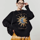Moon Sun Knit Top / Pleated Mini Skirt LLA0602